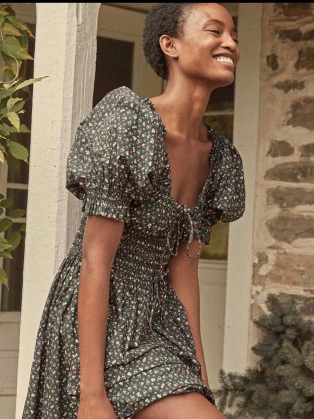 DÔEN Victoire Maxi Dress in Mirabeau Garden - Size XXS